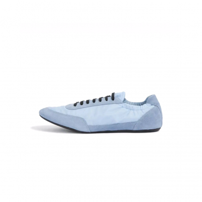 PRADA COLLAPSE RE-NYLON AND SUEDE SNEAKERS 1E959N